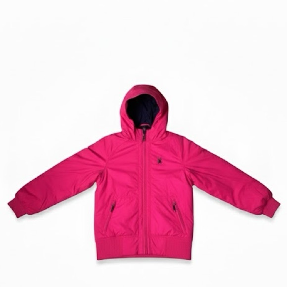 Spyder Other - Spyder Size 16 Neon Pink Ski Jacket Puffer Coat Hooded